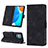 Leather Case Stands Flip Cover Holder Y01B for Huawei Honor 70 Lite 5G