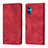 Leather Case Stands Flip Cover Holder Y01B for Huawei Honor X7 Red