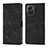 Leather Case Stands Flip Cover Holder Y01B for Motorola Moto Edge X30 Pro 5G Black