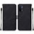 Leather Case Stands Flip Cover Holder Y01B for OnePlus Nord N200 5G