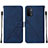 Leather Case Stands Flip Cover Holder Y01B for OnePlus Nord N200 5G