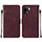 Leather Case Stands Flip Cover Holder Y01B for Oppo F19 Pro