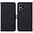 Leather Case Stands Flip Cover Holder Y01B for Oppo F21s Pro 4G Black