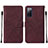 Leather Case Stands Flip Cover Holder Y01B for Samsung Galaxy S20 Lite 5G