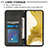 Leather Case Stands Flip Cover Holder Y01B for Samsung Galaxy S21 5G