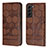 Leather Case Stands Flip Cover Holder Y01B for Samsung Galaxy S21 Plus 5G