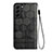 Leather Case Stands Flip Cover Holder Y01B for Samsung Galaxy S23 5G