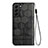 Leather Case Stands Flip Cover Holder Y01B for Samsung Galaxy S23 5G