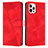 Leather Case Stands Flip Cover Holder Y01X for Apple iPhone 13 Pro Max Red