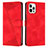 Leather Case Stands Flip Cover Holder Y01X for Apple iPhone 13 Pro Red