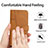 Leather Case Stands Flip Cover Holder Y01X for Motorola Moto E32