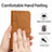 Leather Case Stands Flip Cover Holder Y01X for Motorola Moto E40