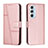 Leather Case Stands Flip Cover Holder Y01X for Motorola Moto Edge 30 Pro 5G