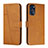 Leather Case Stands Flip Cover Holder Y01X for Motorola Moto G 5G (2022)