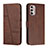 Leather Case Stands Flip Cover Holder Y01X for Motorola Moto G Stylus (2022) 4G