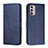 Leather Case Stands Flip Cover Holder Y01X for Motorola Moto G Stylus (2022) 5G Blue