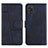 Leather Case Stands Flip Cover Holder Y01X for Samsung Galaxy A31 Blue