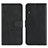 Leather Case Stands Flip Cover Holder Y01X for Samsung Galaxy A70 Black