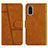 Leather Case Stands Flip Cover Holder Y01X for Samsung Galaxy S20