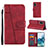 Leather Case Stands Flip Cover Holder Y01X for Samsung Galaxy S20