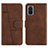 Leather Case Stands Flip Cover Holder Y01X for Samsung Galaxy S20 Plus 5G