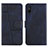 Leather Case Stands Flip Cover Holder Y01X for Xiaomi Redmi 9AT Blue