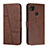 Leather Case Stands Flip Cover Holder Y01X for Xiaomi Redmi 9C