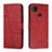 Leather Case Stands Flip Cover Holder Y01X for Xiaomi Redmi 9C Red