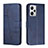 Leather Case Stands Flip Cover Holder Y01X for Xiaomi Redmi Note 12 Pro 5G Blue