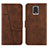 Leather Case Stands Flip Cover Holder Y01X for Xiaomi Redmi Note 9 Pro Max