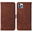 Leather Case Stands Flip Cover Holder Y02B for Apple iPhone 13 Pro