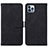 Leather Case Stands Flip Cover Holder Y02B for Apple iPhone 13 Pro Max Black