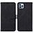 Leather Case Stands Flip Cover Holder Y02B for Apple iPhone 14 Pro Max Black