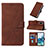 Leather Case Stands Flip Cover Holder Y02B for Samsung Galaxy S20