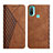 Leather Case Stands Flip Cover Holder Y02X for Motorola Moto E20