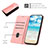 Leather Case Stands Flip Cover Holder Y02X for Motorola Moto E30