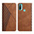 Leather Case Stands Flip Cover Holder Y02X for Motorola Moto E30