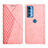 Leather Case Stands Flip Cover Holder Y02X for Motorola Moto Edge 20 Pro 5G