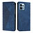 Leather Case Stands Flip Cover Holder Y02X for Motorola Moto Edge 40 Pro 5G Blue