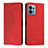 Leather Case Stands Flip Cover Holder Y02X for Motorola Moto Edge 40 Pro 5G Red