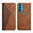 Leather Case Stands Flip Cover Holder Y02X for Motorola Moto Edge Lite 5G