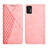 Leather Case Stands Flip Cover Holder Y02X for Motorola Moto G Stylus (2021) Rose Gold