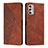 Leather Case Stands Flip Cover Holder Y02X for Motorola Moto G Stylus (2022) 4G