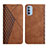 Leather Case Stands Flip Cover Holder Y02X for Motorola Moto G51 5G