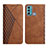 Leather Case Stands Flip Cover Holder Y02X for Motorola Moto G60