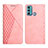 Leather Case Stands Flip Cover Holder Y02X for Motorola Moto G60