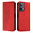 Leather Case Stands Flip Cover Holder Y02X for Oppo Reno8 5G Red