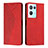 Leather Case Stands Flip Cover Holder Y02X for Oppo Reno9 Pro+ Plus 5G Red