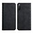 Leather Case Stands Flip Cover Holder Y02X for Sony Xperia 10 III Black