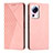 Leather Case Stands Flip Cover Holder Y02X for Xiaomi Mi 12 Lite NE 5G Rose Gold